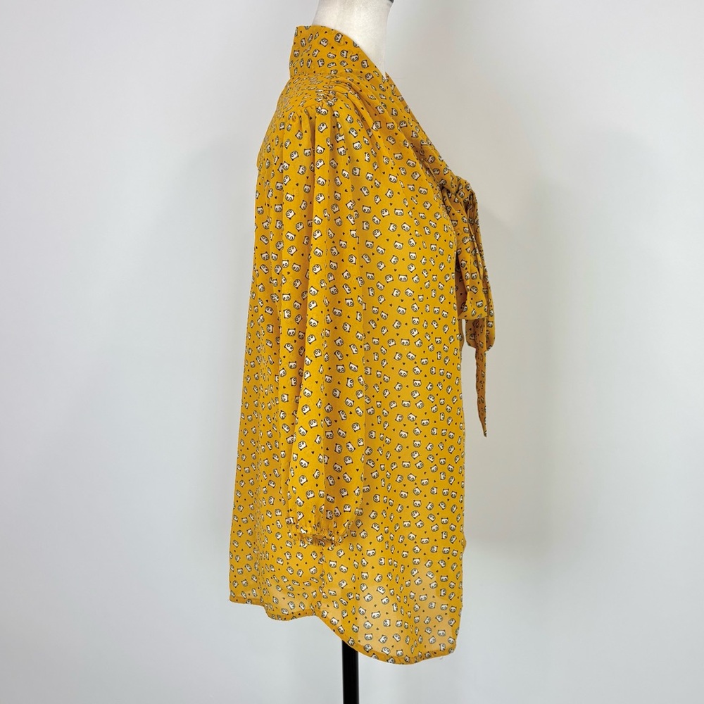 Antilia Femme yellow panda blouse - Picture 5 of 8